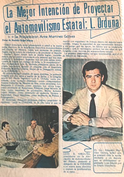 Luis Enrique Orduña Villegas – Periódico 1981